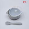 Silicone Baby Feeding Bowl with Suction Cup - Anti-Scald, Anti-Fall Tableware for Toddlers