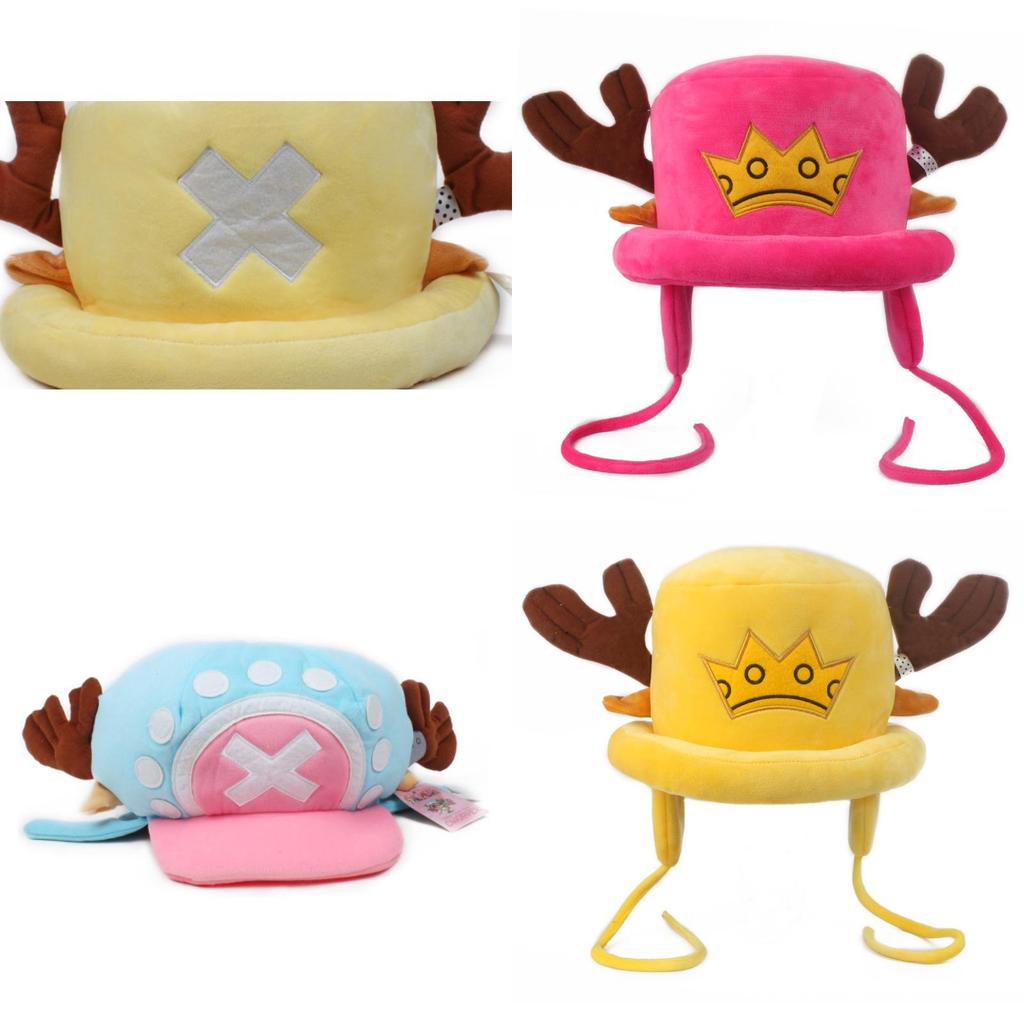 Peluche di Chopper di One Piece Cappello da Pescatore Morbido e Carino Accessorio per Abbigliamento