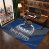 MAN Truck Personalized Crystal Velvet Carpet, Customized Name Text Soft Anti‑Slip Rug for Living Room Bedroom