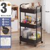 Miling 5-Tier Mobile Storage Cart
