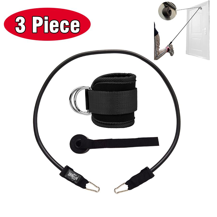 Fitness Ankle Straps izable Fit D-Ring Support Cuffs Gym Leg Strength Workouts Pulley with Buckle Active Guard Abductors