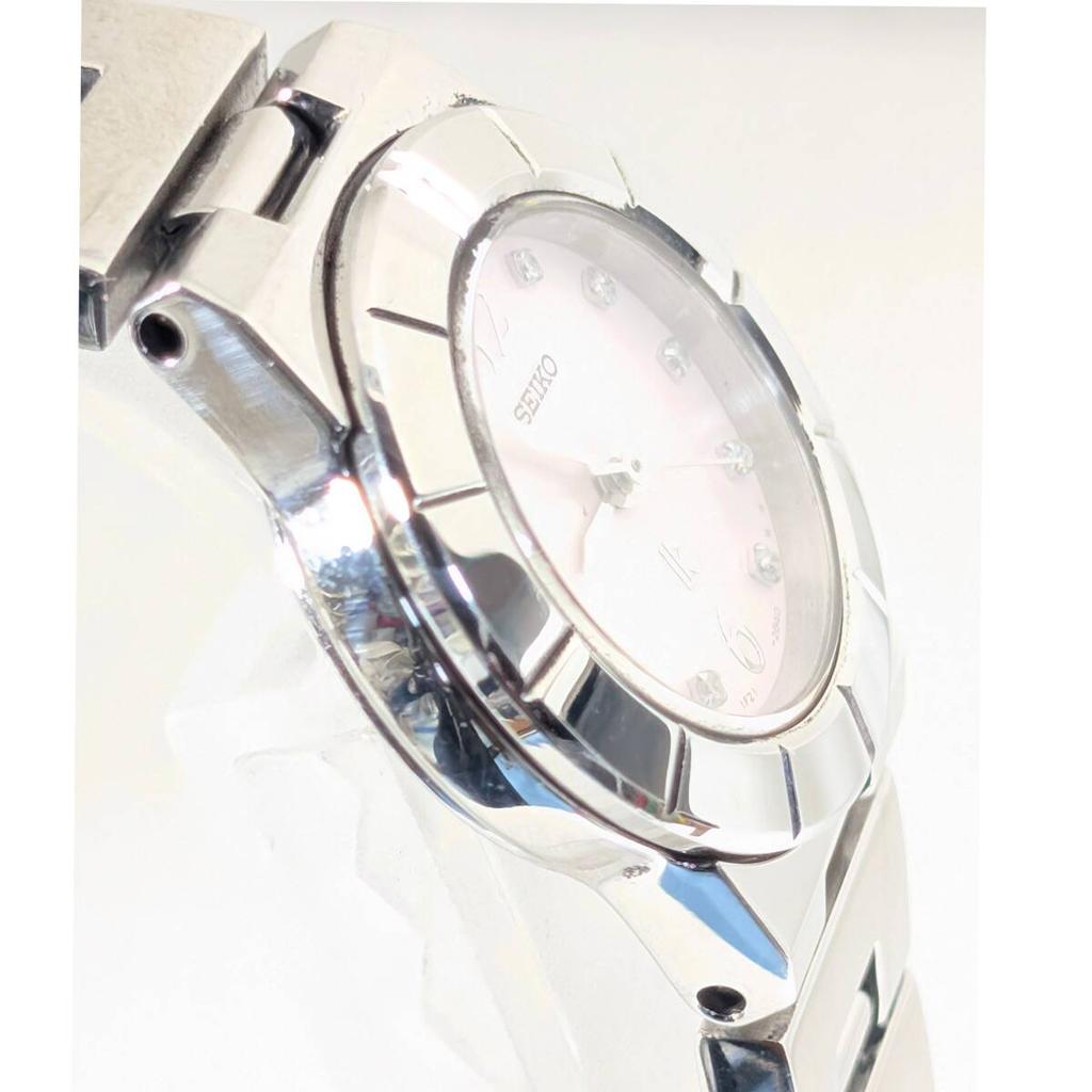 SEIKO Lukia Battery Working 10-Diamond Ladies' Watch, Replaced, Condition, M-99