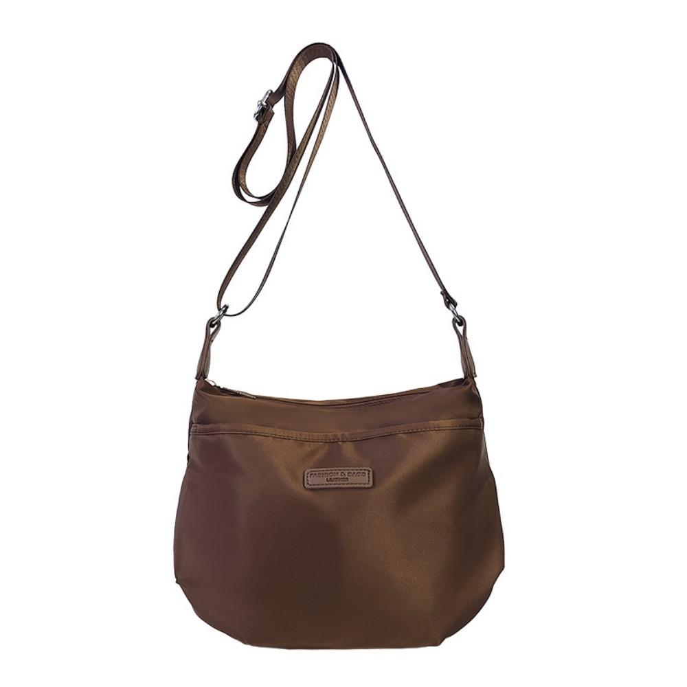 

Харадзюку Нейлоновая Наплечная Сумка Быстросохнущий Чехол для Мобильного Телефона Высокое Качество Мужская Сумка Кроссбоди Уличная кофейный