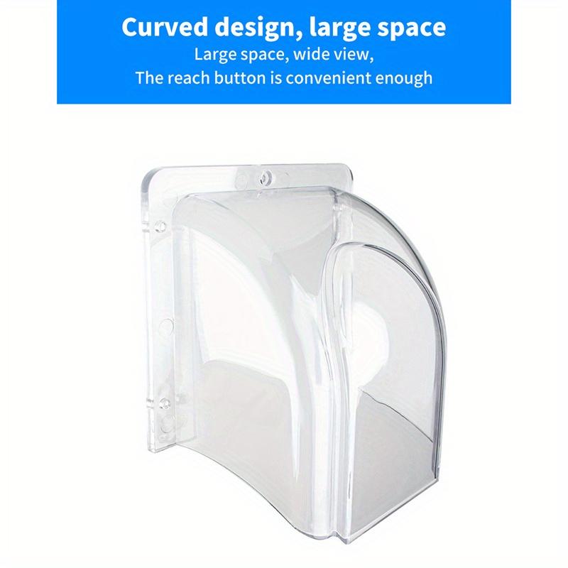 1 Stk. Türklingel Klingelknopf Transparente Schutzabdeckung für Haustürklingel Wasserdichte Abdeckung für Drahtlose Türklingel
