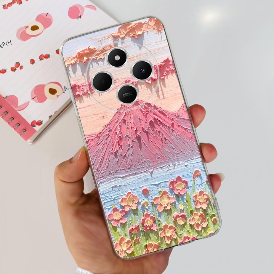 For Xiaomi Redmi 14C Case Poco C75 Cute Cat Cartoon Cover Soft Silicone Phone Case For Xiaomi Poco C75 Redmi 14C 14R Fundas Capa