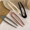 New U-Shaped Hair Fork New Hair Accessory Resin Hair Sticks Creative Design Hair Styling Tools Women Gifts