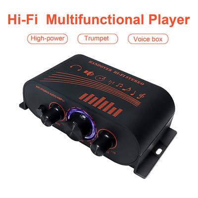 Amplificatore di Potenza Audio Amplificatore Sonoro Portatile Amplificatore per Altoparlanti Dimensioni Compatte Amplificatore di Potenza Audio