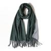 New Solid Color Pashmina Scarf Tasels Shawl For Woman Autumn Winter Scrves Lady Fashion Wraps Cashmere Wool Muffler Bandelet