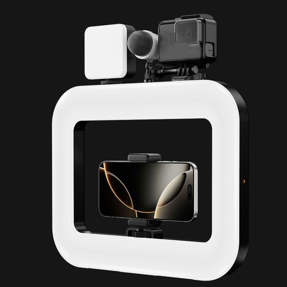 with Clamp Selfie Fill Light Rechargeable Phone Fill Light LED Video Light  Live Streaming