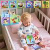 Livros de tecido para bebês 0-12 meses Livros 3D Família de animais Brinquedos educativos cognitivos Montessori para crianças Dr