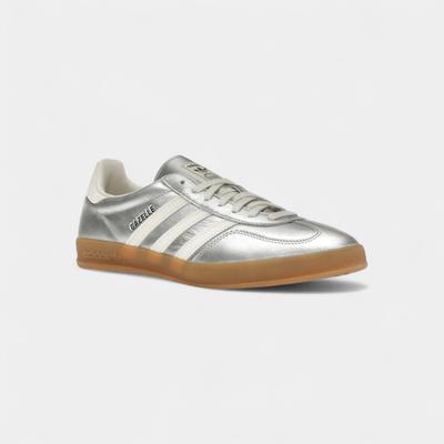 Gazelle Indoor Silver Metallic Core White