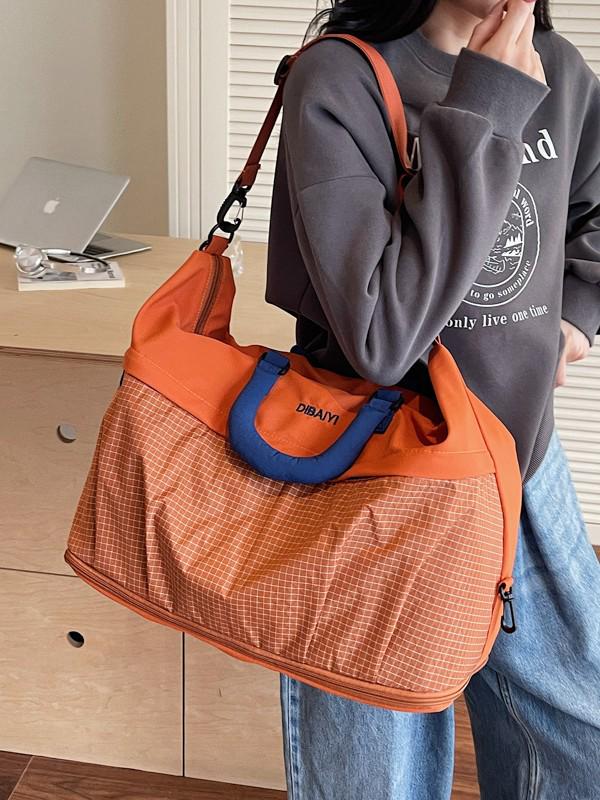 Large Capacity Gym & Travel Bag with Wet/Dry Separation - Expandable for Short Trips, Swimming, Yoga, and Outdoor Sports