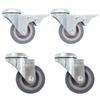 Day and Night - Day and Night Swivel Casters with Pin Hole 24 Pack 50mm