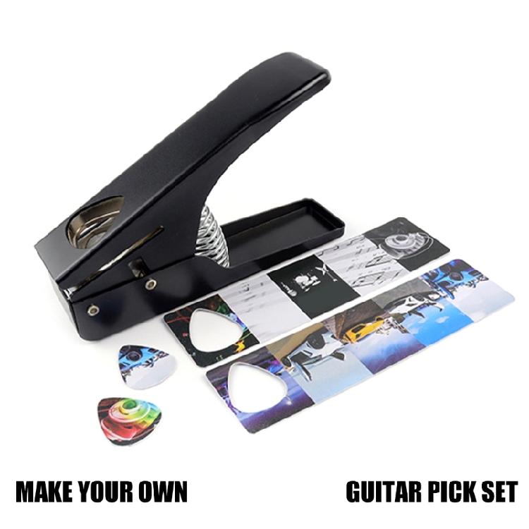 Máquina de Fazer Palhetas de Guitarra para Fazer Palhetas de Guitarra à Mão Ferramenta de Punção para Palhetas de Guitarra para Efeitos Sonoros Únicos Fácil de Operar