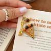 Mini Caffè Pane Laccetto per Telefono Ciondolo Giocattolo Cibo Realistico Portachiavi Pendente Moda per Borsa Accessori Sacchetti Regalo