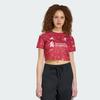 adidas X LIVERPOOL FC Футбольні футболки Жіночі Каштаново-Червоні З круглим вирізом Mo