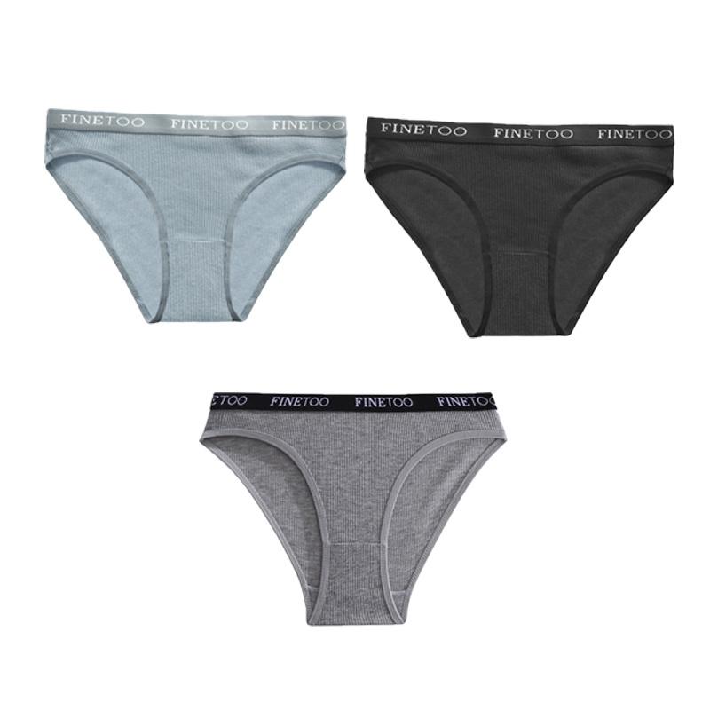 

FINETOO новое хлопковое нижнее белье, женские трусики, сексуальные трусы, однотонные трусики, нижнее белье, женское нижнее белье M-2XL XXL
