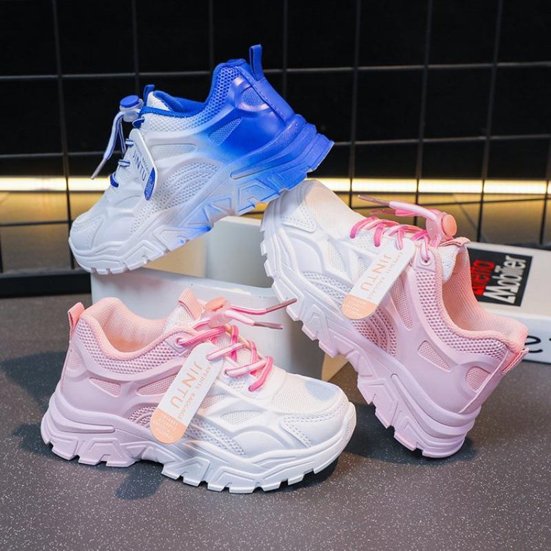 Atmungsaktive neue Sport-Schuhe für Mädchen - Laufschuhe für Schüler mit weichen Sohlen