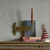 Vintage Style Extendable Taper Candle Holder Wall Mounted Candlestick Rack Decor
