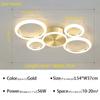 Modern minimalist LED ceiling light Nordic luxury gold ring light Living room dining room bedroom ceiling light Home decoration