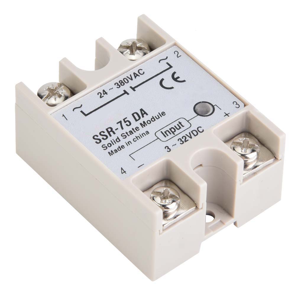 DC AC Solid State Relay SSR 75DA 75A 3 32VDCto 24 380VAC SSR