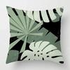 Nordic Fall Home Decor Autumn Throw Pillow Case Sofa Cushion Cover Modern 45X45Cm 45*45 50X50 60X60Cm 40*40Cm Leaf Plant Green
