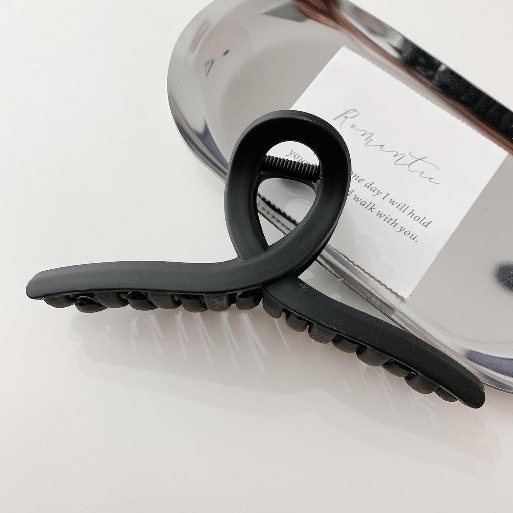 Small Black Claw Clip for Women - Hair Accessory for High Ponytail & Hairpin