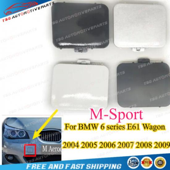 Front Bumper Tow Hook Eye Cover for BMW 5 Series E61 Wagon M-Sport 2004 - 2009