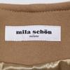 Mila Schoen [Good Condition] 500-21707 Light Flannel Bonding Collarless Jacket 44 beigeUsed