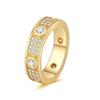Full Diamond Color Moissanite Ring for Women Classic Design 925 Sterling Silver Wedding Engagement Rings for Fine Jewelry