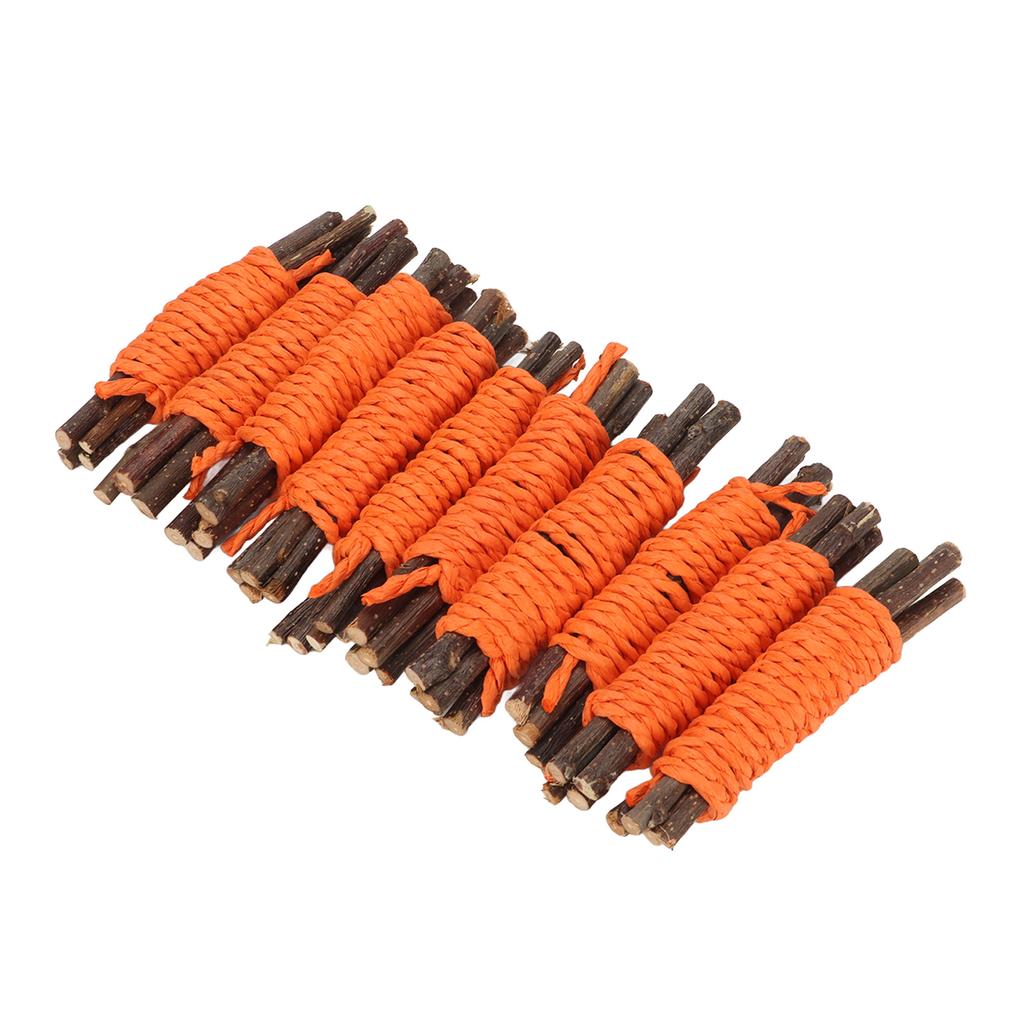 10Pcs Hamster Chew Sticks   Branches and Paper Rope Woven Wooden Hamster Bite Toys for   Hamster Chinchilla