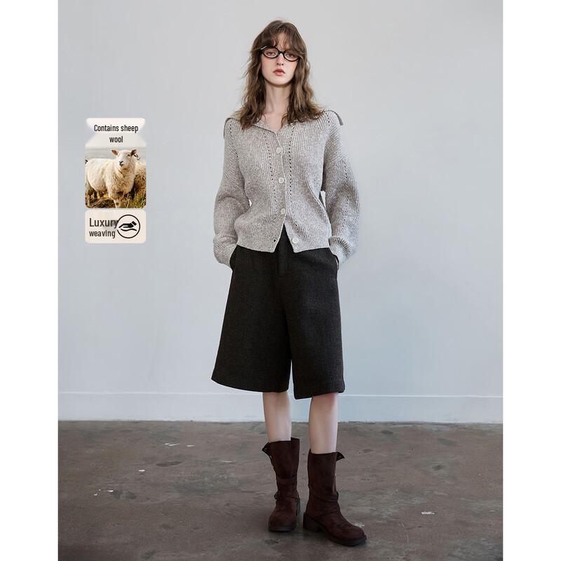 Demana Women s Cloud Soft Lamb Wool Blend Knit Cardigan S