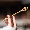 Free Shipping High-End Peach Wood Hairpin for Women – Ancient & Modern Chinese Style