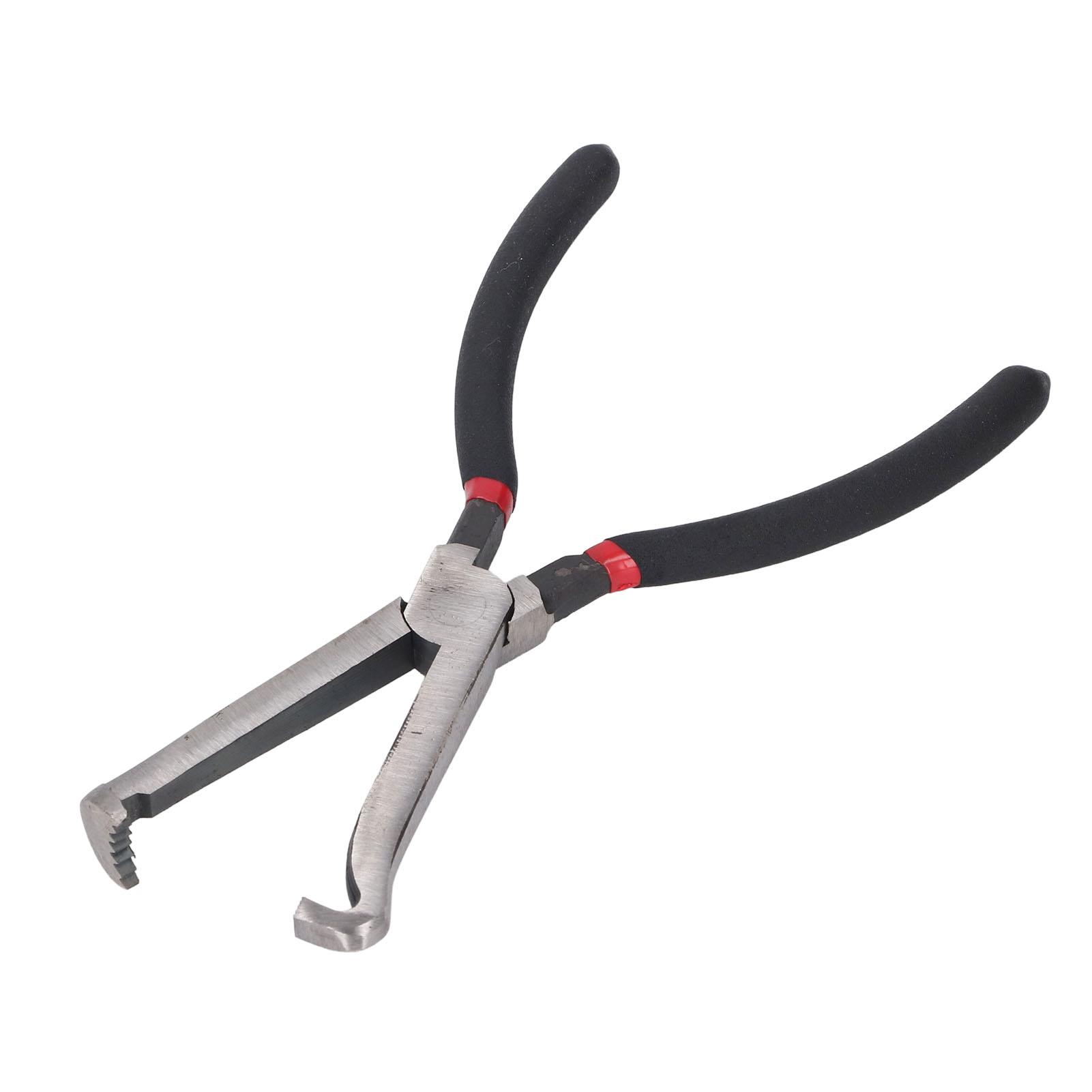 

Электрические клещи для разъединения Универсальные, легкое использование Улучшенный захват Топливная труба Автомобильный шланг D Black