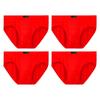 4 PCS Men's Briefs Mid‑Waist Soft Breathable Underwear Comfortable Male Underpants L XL XXL 3XL 4XL 5XL