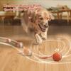 Interactive Dog Toys, Random Path Electric Automatic Moving and Rolling Dogs Toy with Rope for Small Medium Large Dogs