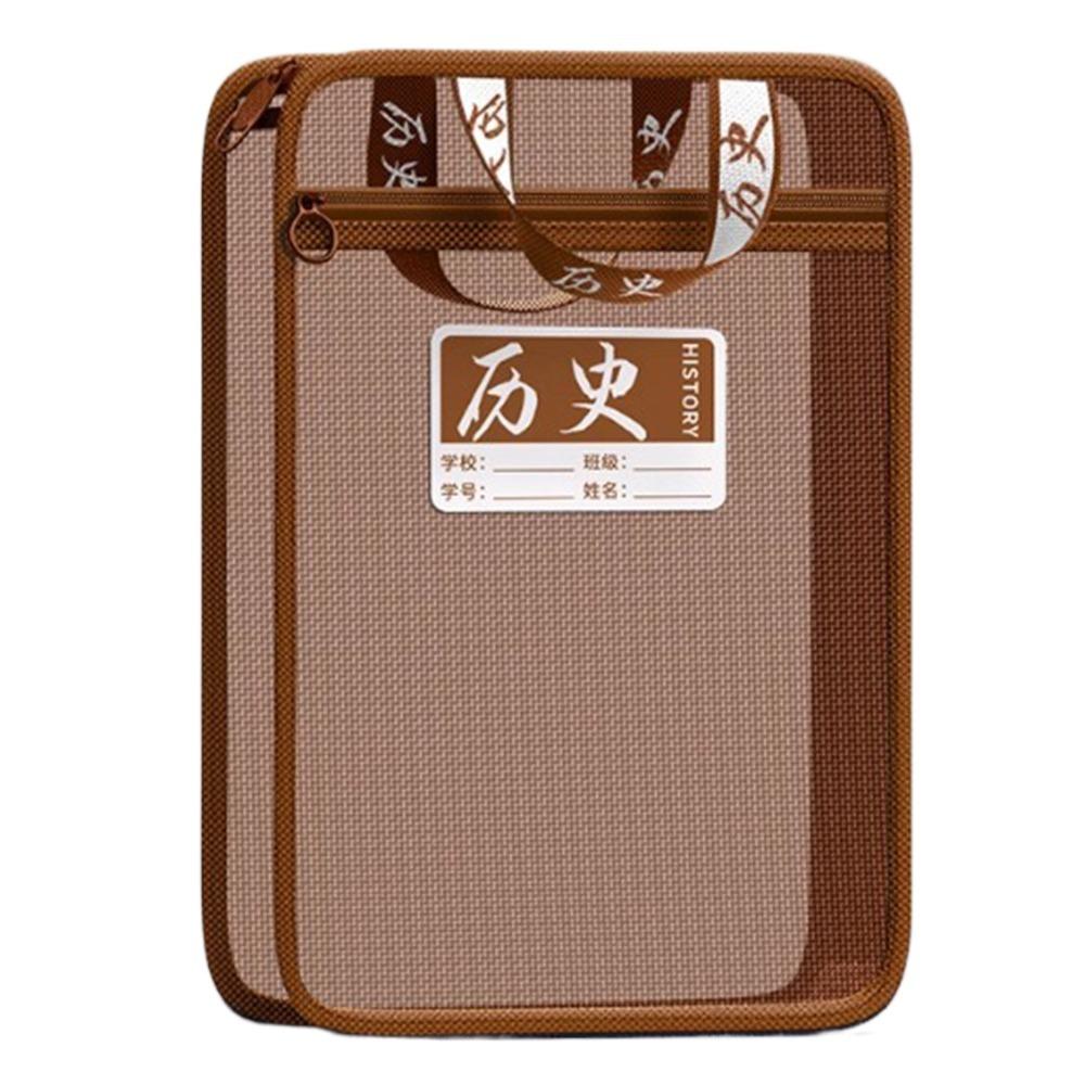 Multifunctional Transparent Subject Bag L Shaped File Folder Bag  School Office Supplies