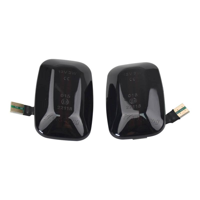 1 Pair Dynamic LED Side Marker fender Lights Flowing Turn Signal Light for Toyota Land cruiser Landcruiser 70 80 100 Series