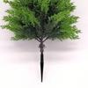 Greenery Artificial Pine Needle Green Plant with Ground Plug Christmas Branches Red Berry DIY Artificial Shrubs Bushes Christmas