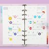Leather Journal Notebook A6 Binder Notepad Refillable Binder Planner for Adult