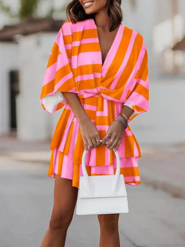 Robe Longue Femme Ete- Robe Blanche Col V-Franges Robe De Plage Femme De Mode Sexy Robe Décontractée De Couleur Unie Dress Casual Ample Soiree Femme Bohème Robe à Franges Detente Plissée