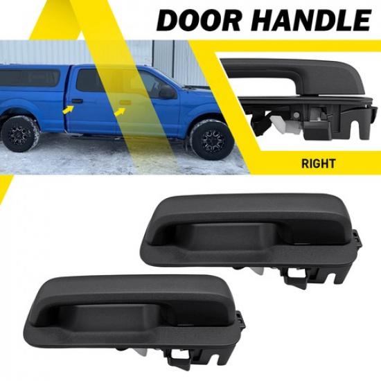 Exterior Outside Door Handle Front Rear Left Right for 2015- Ford F-150 XLT
