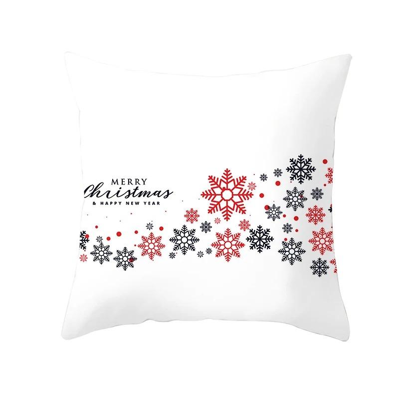 Christmas Themed Pillowcases Car Accessories Office Santa Claus Living Room Sofa Home Pillowcases