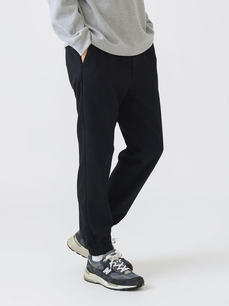 Beams Heart Men's Shirred Easy Pants, Navy, Size M