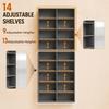 640 CD/360 DVD Storage Unit, Blu-ray Media Storage Shelf, Grey