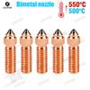 For Creality Ender 3 V3 KE K1/k1 Max Nozzle CR-M4 Nozzles Hardened Steel  Brass Copper plated For Anycubic Kobra/Vyper 3D Nozzle