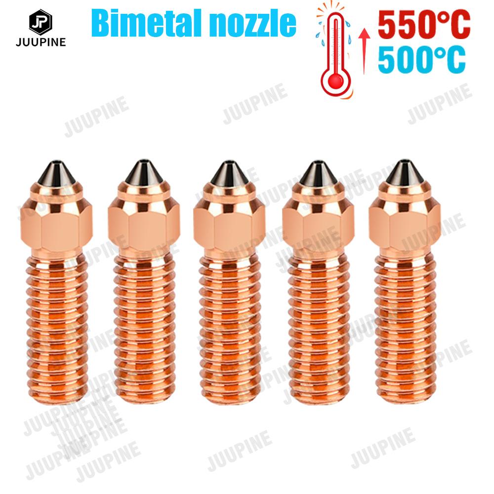 For Creality Ender 3 V3 KE K1/k1 Max Nozzle CR-M4 Nozzles Hardened Steel  Brass Copper plated For Anycubic Kobra/Vyper 3D Nozzle