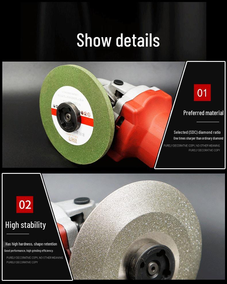 Diamond Alloy Bowl-Shaped Grinding Wheel for Tungsten Steel, Alloy Steel, and Ceramic Milling Cutter.