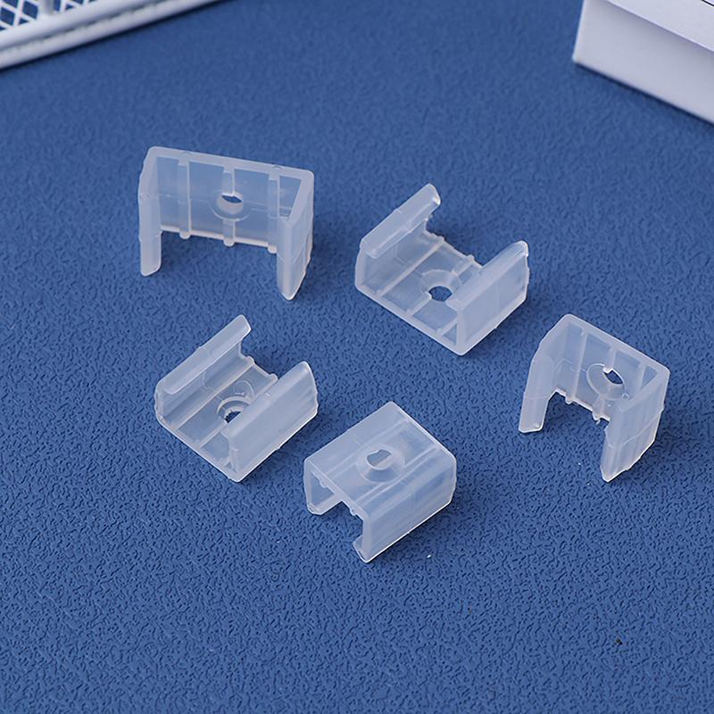 50Pcs Led Connector Fix Plastic Clips Mounting Fixing On Wall For 8/10/12/14/17/18/20Mm Rgb 5730/5050/2835 Strip Light