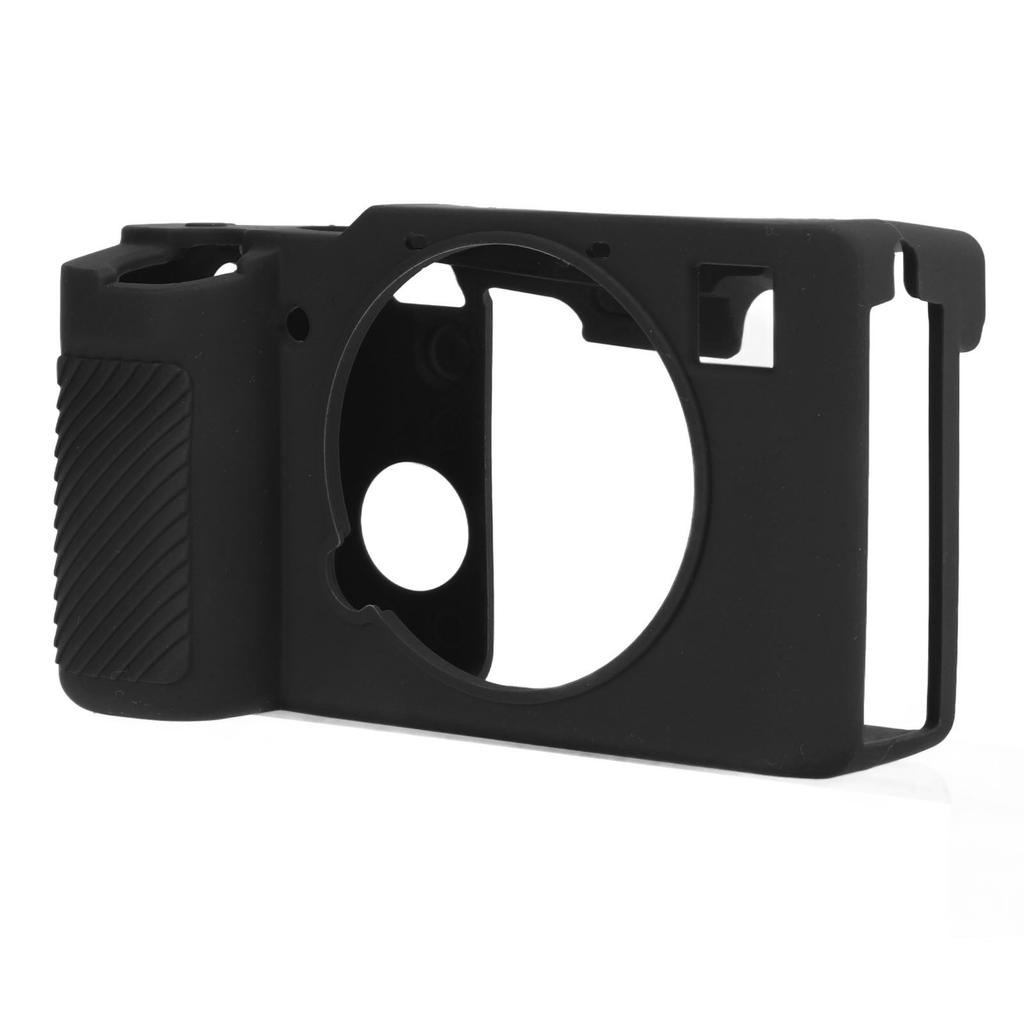 Camera Housing Case Soft Silicone Skin Housing Protective Cover for Sony A7C ProtectionBlack